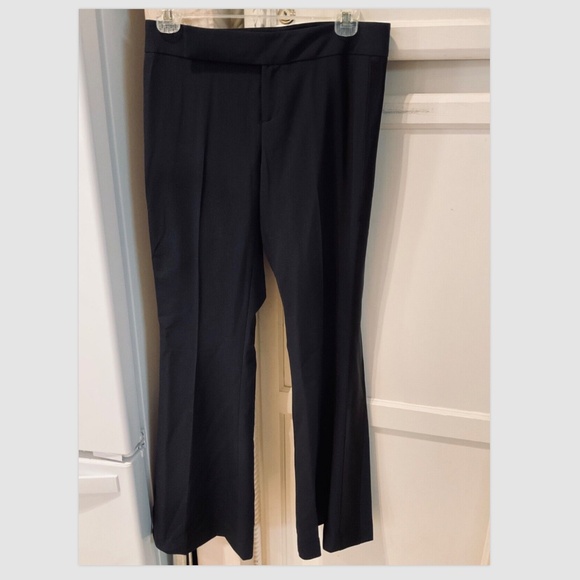 Moda International Size 2 SATIN TRIM Dress Pants Slacks Victoria Secret - Picture 2 of 4